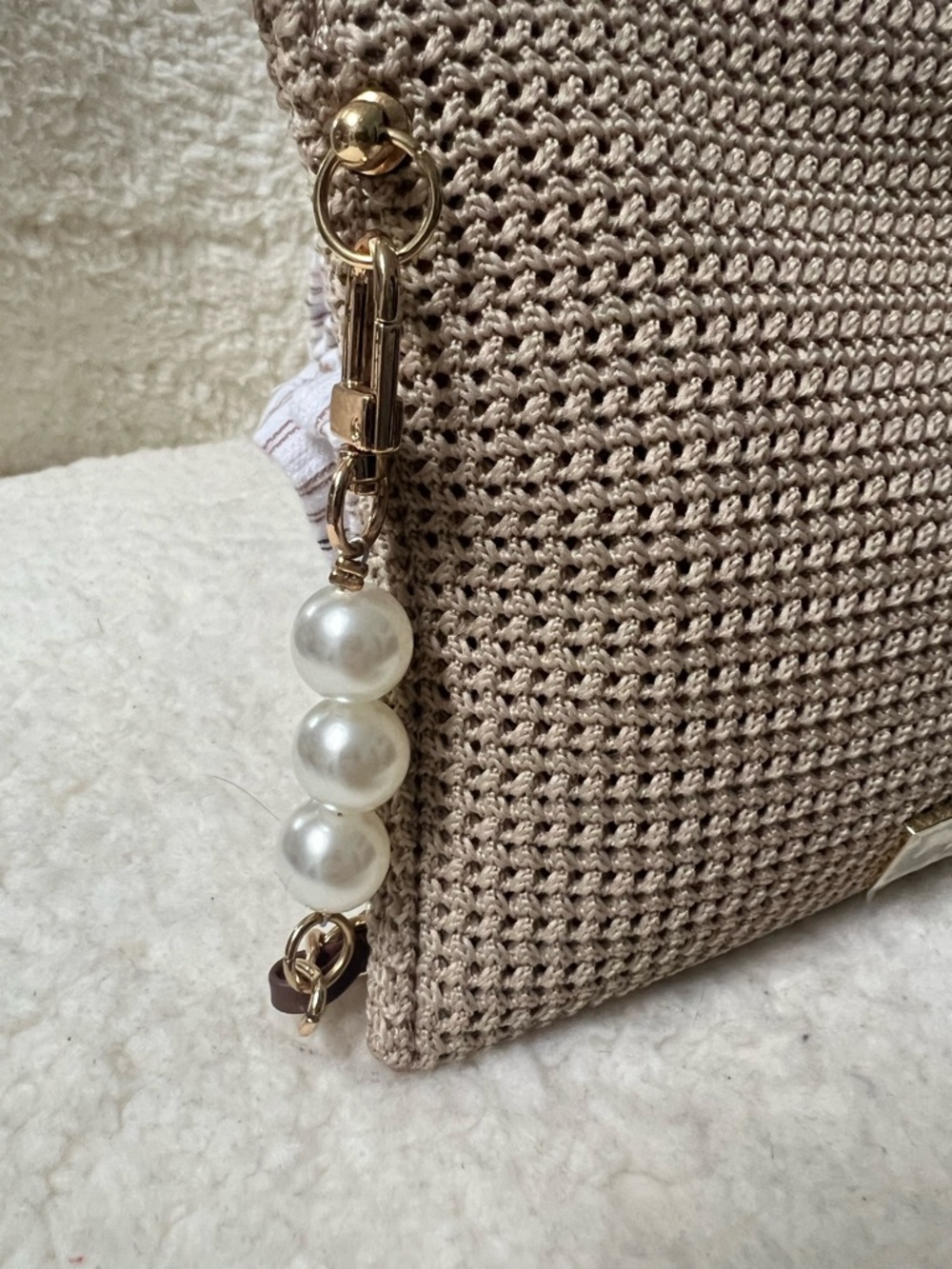 Yves Saint Laurent Upcycled Knit Beauty Bag Chain Crossbody Bag - Picture 2 of 6